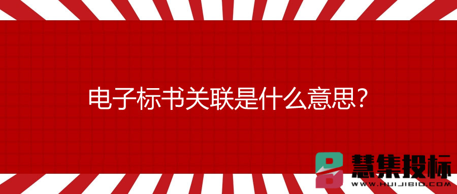 电子标书关联是什么意思？